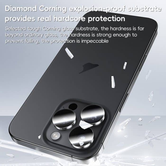Benks King Kong Serie Corning Schutzfolie für einzelne klare Linsen, For iPhone 16 Pro Max, For iPhone 16 Pro – Bild 7