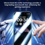 Benks Ice Sense Gaming Frosted Panzerglasfolie, For iPhone 16 Pro Max, For iPhone 16 Pro, For iPhone 16 Plus, For iPhone 16 – Bild 2