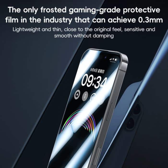 Benks Ice Sense Gaming Frosted Panzerglasfolie, For iPhone 16 Pro Max, For iPhone 16 Pro, For iPhone 16 Plus, For iPhone 16 – Bild 3