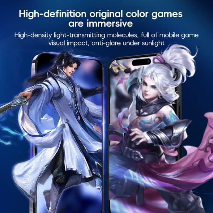 Benks Ice Sense Gaming Frosted Panzerglasfolie, For iPhone 16 Pro Max, For iPhone 16 Pro, For iPhone 16 Plus, For iPhone 16 – Bild 6