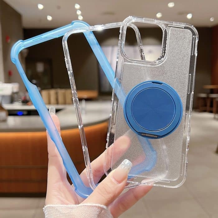 Mattes TPU Hybrid PC 3-in-1 MagSafe Halter Handyhülle, For iPhone 15 Plus, For iPhone 15, For iPhone 14 Plus, For iPhone 14, For iPhone 14 Pro, For iPhone 14 Pro Max – Bild 3