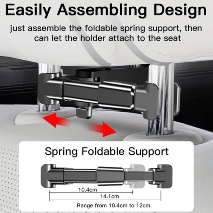 Yesido C117 Auto-Kopfstützen-Rücksitz-Telefon- und Tablet-Halterung, C117 – Bild 6