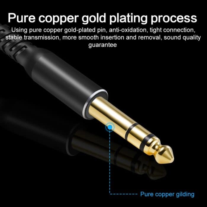 6,35 mm auf XRL Canon-Buchse, Zweikanal-Mikrofon-Audiokabel, 1m, 2m, 3m, 5m, 10m – Bild 6