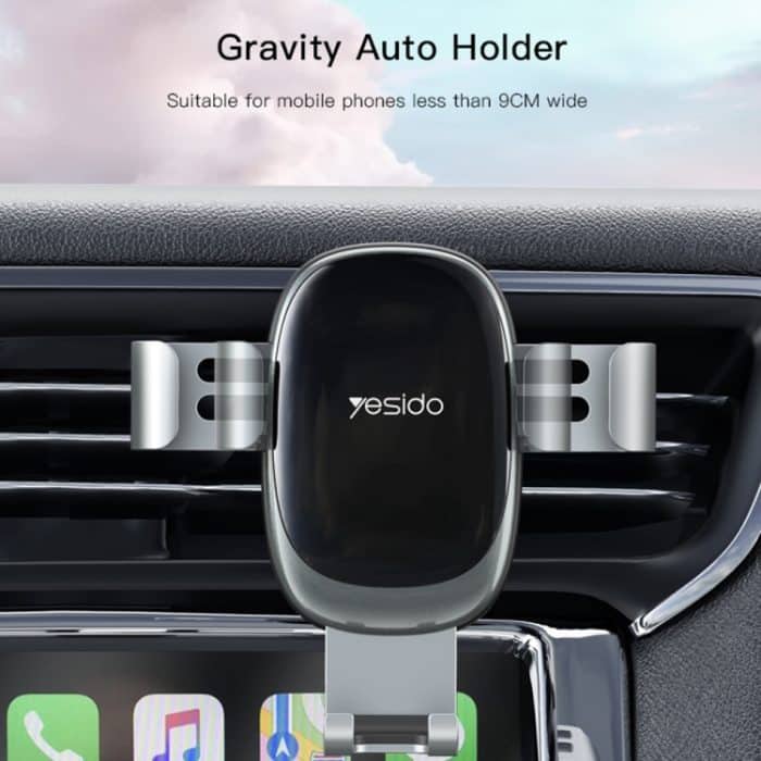 Yesido C122 Auto-Luftauslass-Schwerkraft-Klemmarm-Handyhalterung, C122 – Bild 7