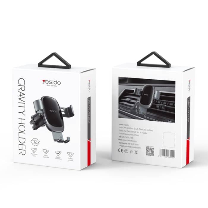 Yesido C122 Auto-Luftauslass-Schwerkraft-Klemmarm-Handyhalterung, C122 – Bild 8