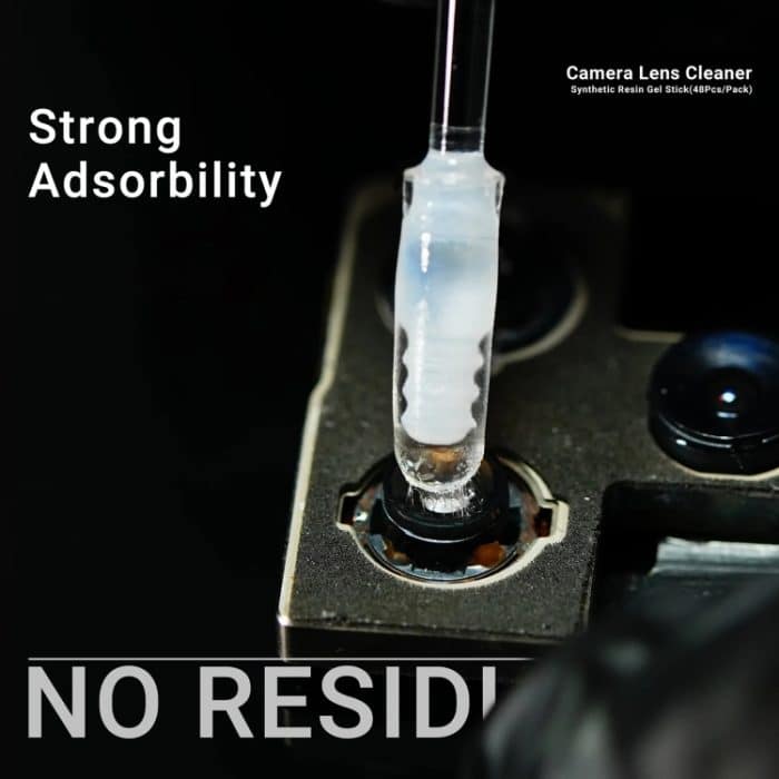 2UUL CL21 48 teile/schachtel Kamera Objektiv Staub Reinigung Synthetische Harz Gel Stick – Bild 3