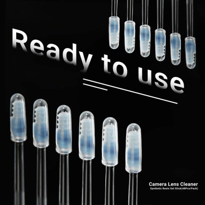 2UUL CL21 48 teile/schachtel Kamera Objektiv Staub Reinigung Synthetische Harz Gel Stick – Bild 6