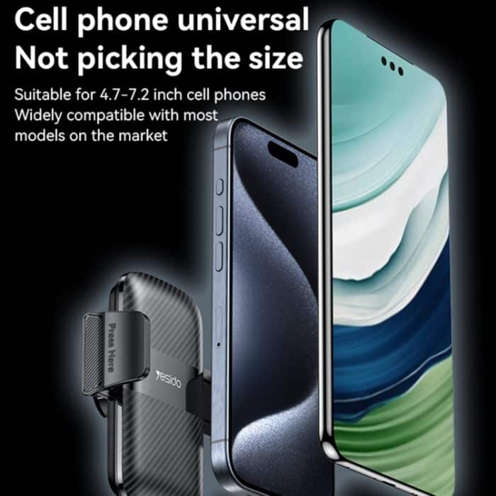 Yesido C251 Auto-Luftauslass-Schwerkraftklemme, Handyhalterung, C251 – Bild 7