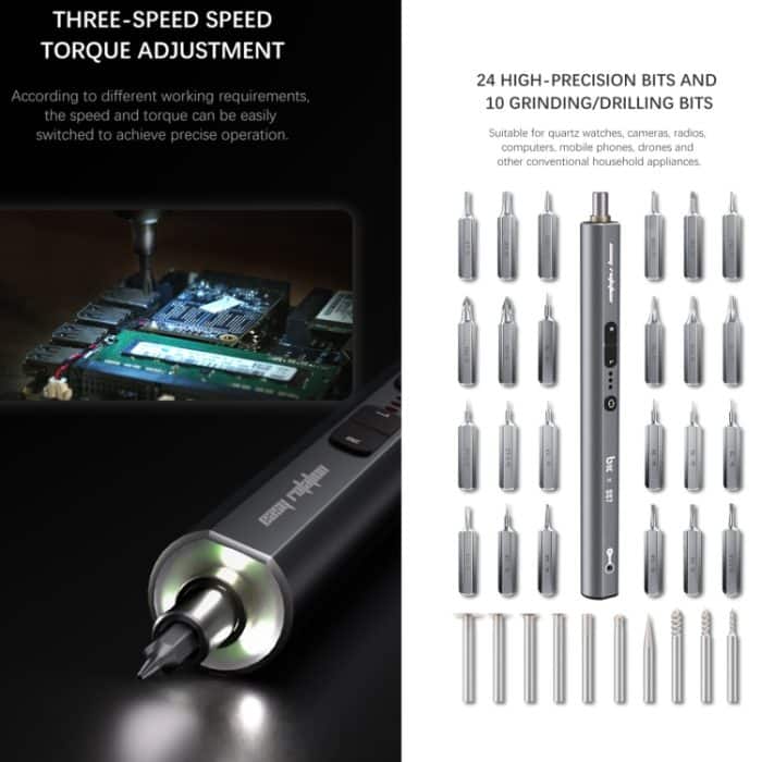 TBK 007 Einstellbarer Multifunktions-Schleifschraubendrehersatz – Bild 4