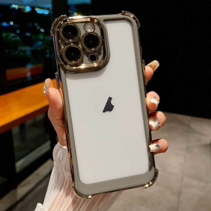 Zweifarbige Plattierung Space PC Hybrid TPU-Telefonhülle, For iPhone 13 Pro Max, For iPhone 13 Pro, For iPhone 13, For iPhone 12 – Bild 1