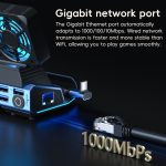 YCE-V279 10 in 1 USB-C Gaming Dock Station Festplattengehäuse mit abnehmbarem Lüfter, 10 in 1 – Bild 4