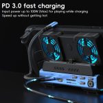 YCE-V279 10 in 1 USB-C Gaming Dock Station Festplattengehäuse mit abnehmbarem Lüfter, 10 in 1 – Bild 5