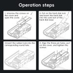 YCE-V279 10 in 1 USB-C Gaming Dock Station Festplattengehäuse mit abnehmbarem Lüfter, 10 in 1 – Bild 8