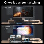 YCE-V279A 9-in-1-USB-C-Gaming-Dockstation mit abnehmbarem Lüfter, 9 in 1 – Bild 8