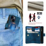 Dream 9-Karten-Reißverschluss-Geldbörse RFID-Leder-Telefonhülle mit Umhängeband, For iPhone 14 Plus, For iPhone 14, For iPhone 14 Pro, For iPhone 14 Pro Max – Bild 6