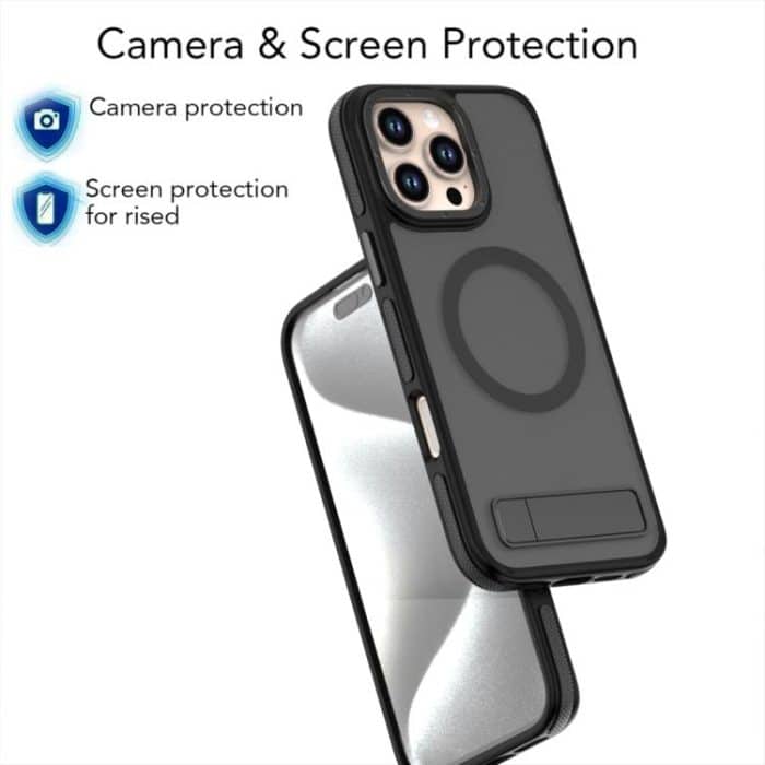 Zweifarbige Skin Feel Magsafe-Telefonhülle mit Halterung, For iPhone 14, For iPhone 14 Pro, For iPhone 14 Pro Max – Bild 5