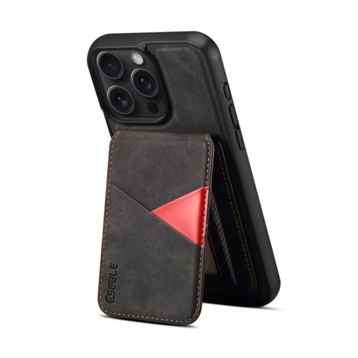 ESEBLE E2 Retro Texture Kartenfächer MagSafe RFID Lederhülle, For iPhone 15 Plus / 14 Plus, For iPhone 15, For iPhone 14 / 13, For iPhone 14 Pro, For iPhone 14 Pro Max, For iPhone 13 Pro Max – Bild 4