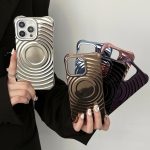 Galvanisierte Wave MagSafe-Telefonhülle, For iPhone 14, For iPhone 14 Pro, For iPhone 14 Pro Max, For iPhone 13 Pro Max – Bild 3