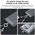 Handy Anti-Verlust Blumenblock Perlenkette Kurzes Schlüsselband – Bild 3