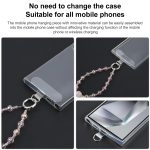 Handy Anti-Verlust Bowknot Perlenkette Kurzes Schlüsselband – Bild 3