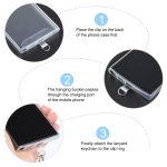 Handy Anti-Verlust Bowknot Perlenkette Kurzes Schlüsselband – Bild 4