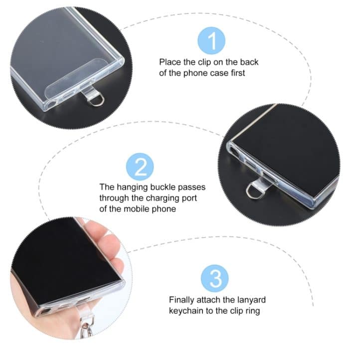 Handy Anti-Verlust Bowknot Perlenkette Kurzes Schlüsselband – Bild 4