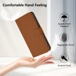 Skin Feel Handyhülle aus einfarbigem Leder mit Umhängeband, For iPhone 14 Pro Max – Bild 5