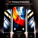 Staubfreie, einfach anzubringende Sichtschutzfolie aus gehärtetem Glas, For iPhone 11 Pro – Bild 2
