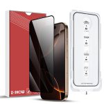 Staubfreie, einfach anzubringende Sichtschutzfolie aus gehärtetem Glas, For iPhone 11 Pro – Bild 8