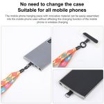 Anti-Verlust-Handgelenkband im Retro-Ethno-Stil, kurzes Umhängeband für Mobiltelefone – Bild 3