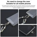 Kurzes Schlüsselband mit Kristallperlen und Anti-Verlust-Handykette – Bild 3