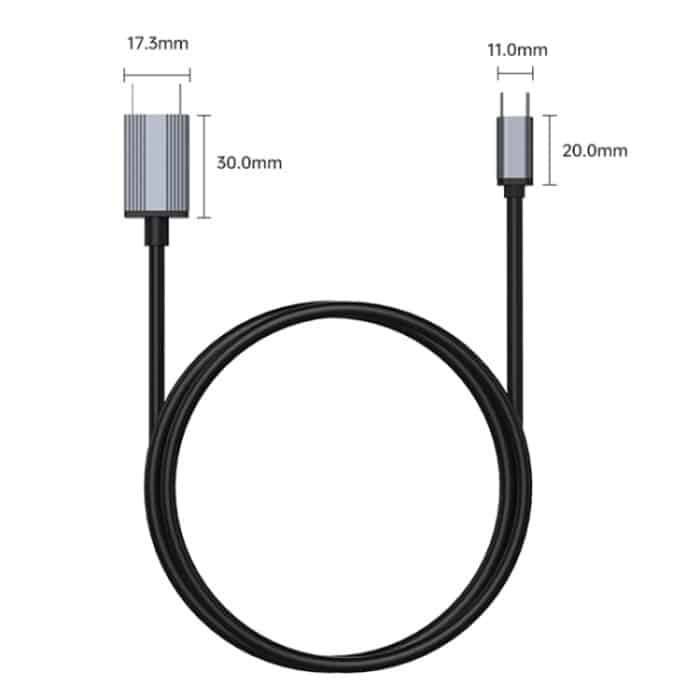 L17 USB-C / Typ-C zu HDMI Konvertierungskabel HD Gleiche Bildschirm Adapter Kabel, L17 Type-C to HDMI – Bild 2