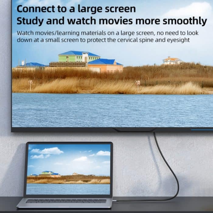 L17 USB-C / Typ-C zu HDMI Konvertierungskabel HD Gleiche Bildschirm Adapter Kabel, L17 Type-C to HDMI – Bild 6