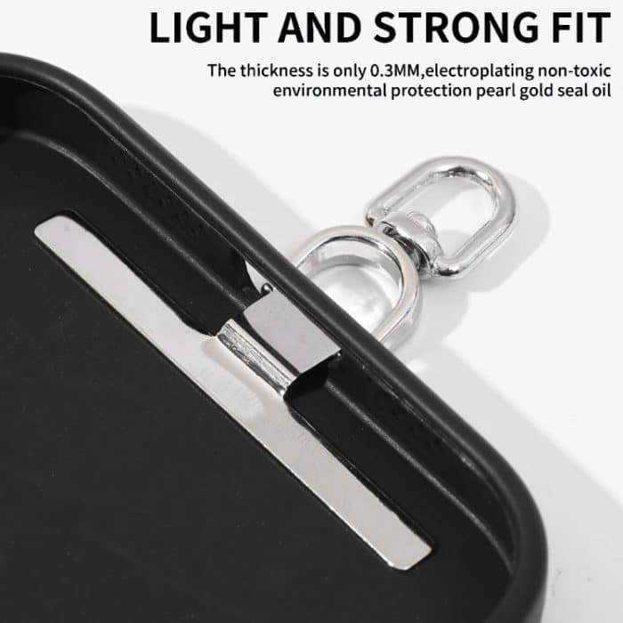 360-Grad-Drehung T-förmige Metall-Mobiltelefon-Lanyard-Befestigungsdichtung – Bild 4