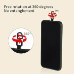 360-Grad-Drehung, ovale Metall-Befestigungsdichtung für Handy-Lanyard – Bild 3