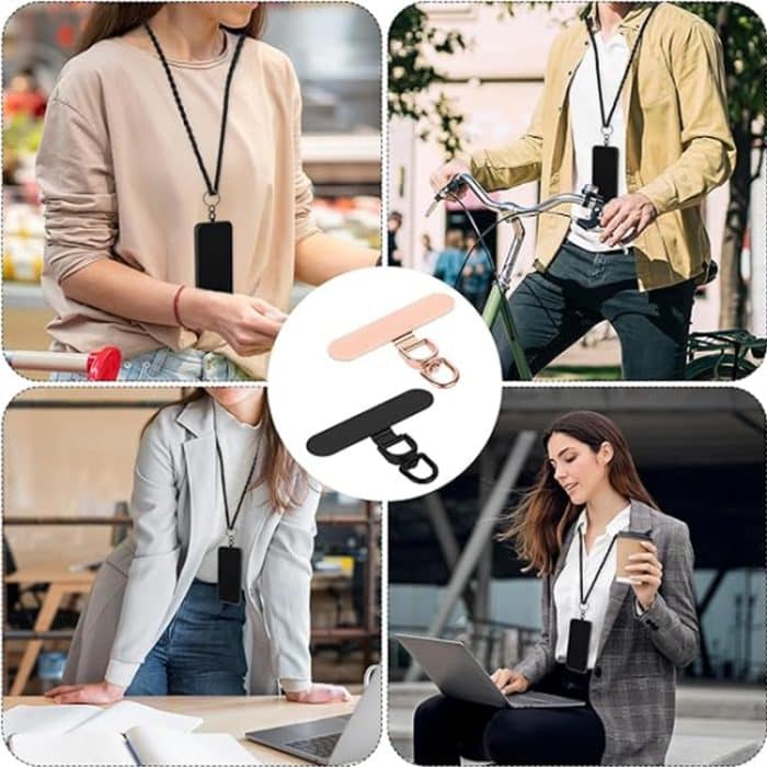 360-Grad-Drehung, ovale Metall-Befestigungsdichtung für Handy-Lanyard – Bild 5