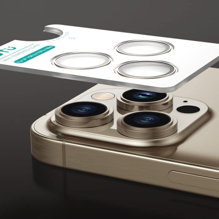 TOTU PG-3 Mattmetall-Linsenschutzfolie, For iPhone 16 / 16 Plus – Bild 6