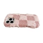 Handyhülle aus Plüsch mit quadratischem Gittermuster, For iPhone 16 Pro Max, For iPhone 16 Pro, For iPhone 16 Plus, For iPhone 16, For iPhone 15 Pro Max, For iPhone 15 Pro – Bild 5