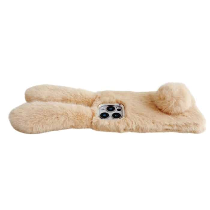 TPU-Telefonhülle mit einfarbigem Plüschkaninchen, For iPhone 16 Pro Max, For iPhone 16 Pro, For iPhone 16 Plus, For iPhone 16, For iPhone 15 Pro Max, For iPhone 15 Pro – Bild 5