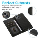Abnehmbare 2-in-1-Lederhülle mit magnetischer Rückseite und Kalbsstruktur, For iPhone 14 Plus, For iPhone 14, For iPhone 14 Pro, For iPhone 14 Pro Max – Bild 5