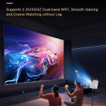 TS-2 1920 x 1080P 240ANSI HiSilicon 352 Android 9.0 Teleskopprojektor, US Plug, UK Plug, EU Plug – Bild 11