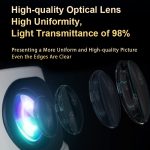 TS-2 1920 x 1080P 240ANSI HiSilicon 352 Android 9.0 Teleskopprojektor, US Plug, UK Plug, EU Plug – Bild 8