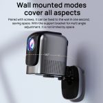 TZ-1 1080P 280ANSI HiSilicon 352 Android 9.0 Faltbarer PTZ-Standprojektor, US Plug, UK Plug, EU Plug – Bild 7