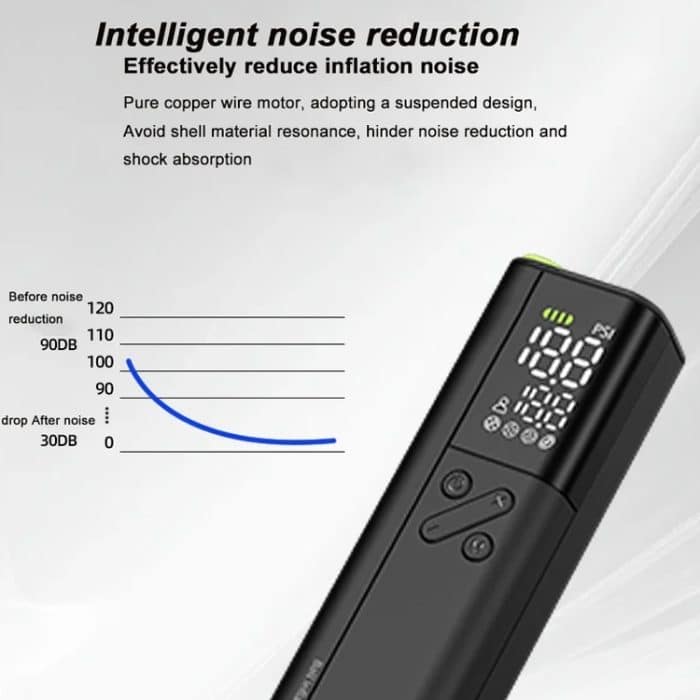 B7 Smart Elektrische Kabellose Ball-Luftpumpe Mit LED-Anzeige – Bild 5