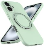 MagSafe-Telefonhülle aus flüssigem Silikon mit drehbarem Halter, For iPhone 16, For iPhone 15 Pro Max, For iPhone 15 Pro, For iPhone 15 Plus – Bild 2