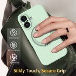 MagSafe-Telefonhülle aus flüssigem Silikon mit drehbarem Halter, For iPhone 16, For iPhone 15 Pro Max, For iPhone 15 Pro, For iPhone 15 Plus – Bild 7