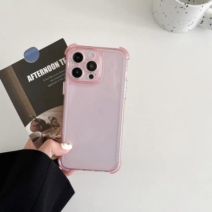 Transparente, stoßfeste TPU-Telefonhülle mit vier Ecken, For iPhone 11, For iPhone 11 Pro, For iPhone XS / X, For iPhone XR – Bild 3