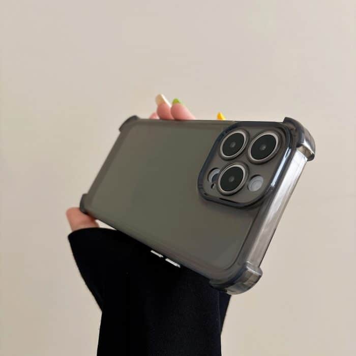 Transparente, stoßfeste TPU-Telefonhülle mit vier Ecken, For iPhone 11, For iPhone 11 Pro, For iPhone XS / X, For iPhone XR – Bild 4