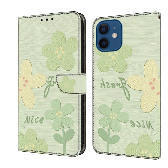 EDA007278219A.jpg Frisch lackierte Leder-Telefonhülle, For iPhone 12 mini, For iPhone 11 Pro Max – Bild 1