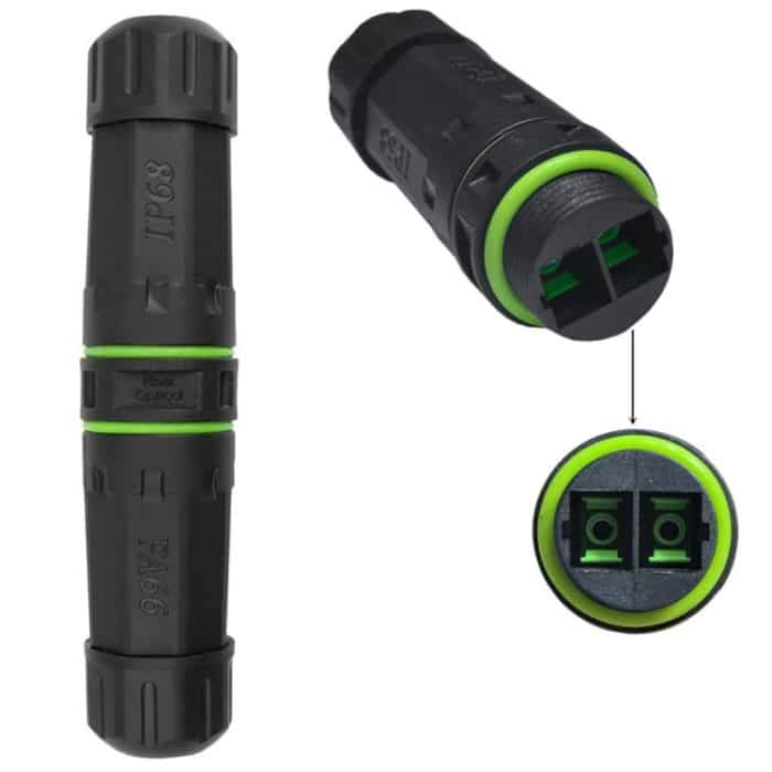 IP68 wasserdichter SC-Glasfaserkoppler/-Adapter – Bild 1